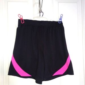 Danskin Now Pink and Black Shorts